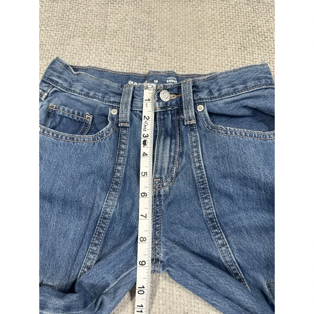 Old Navy Jeans‎ Girls 10 Built In Tough High Rise Baggy Wide Leg Cargo Skater